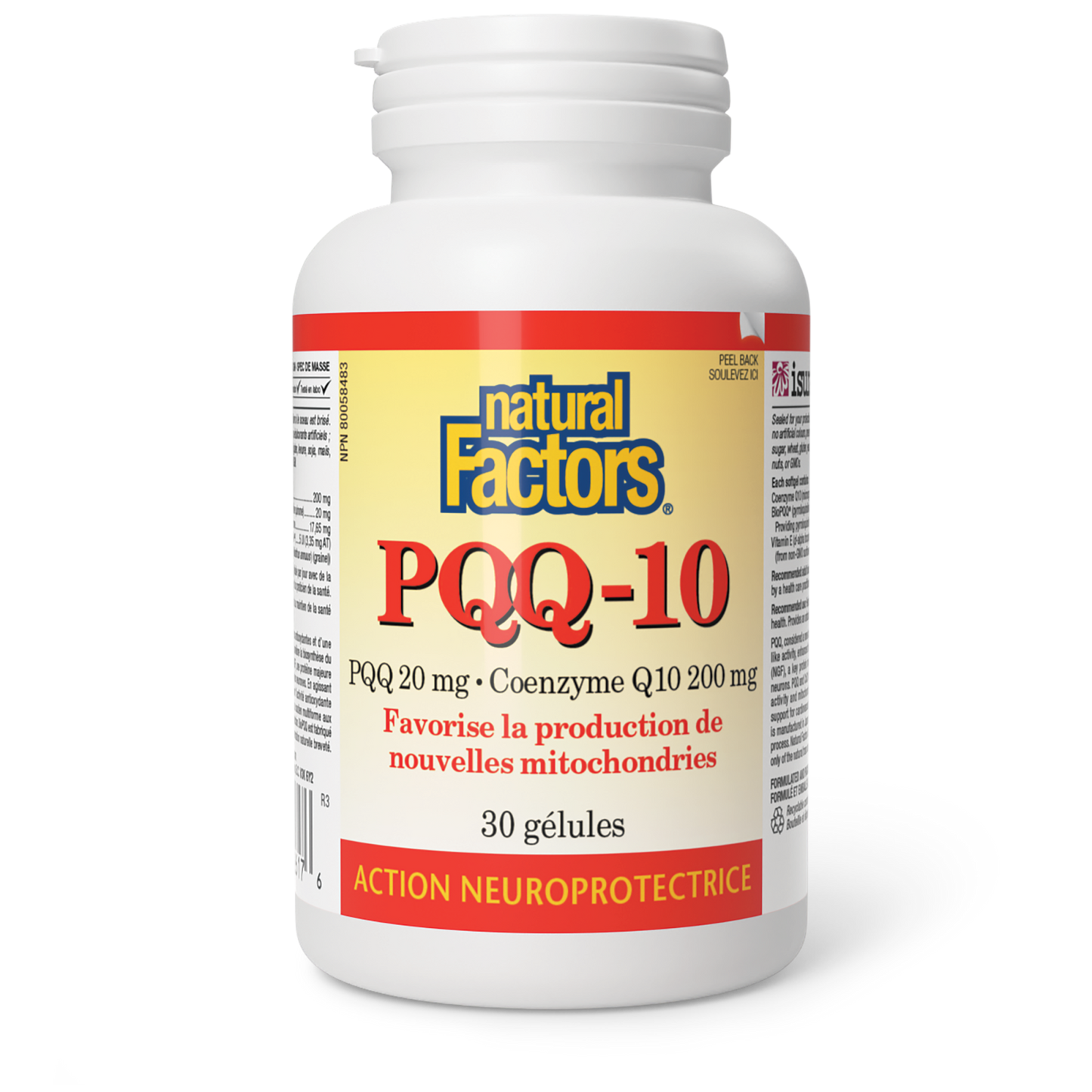 PQQ-10 20 mg · Coenzyme Q10 200 mg, Natural Factors|v|image|2617