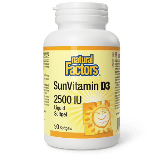 SunVitamin D3 Softgels 2500 IU