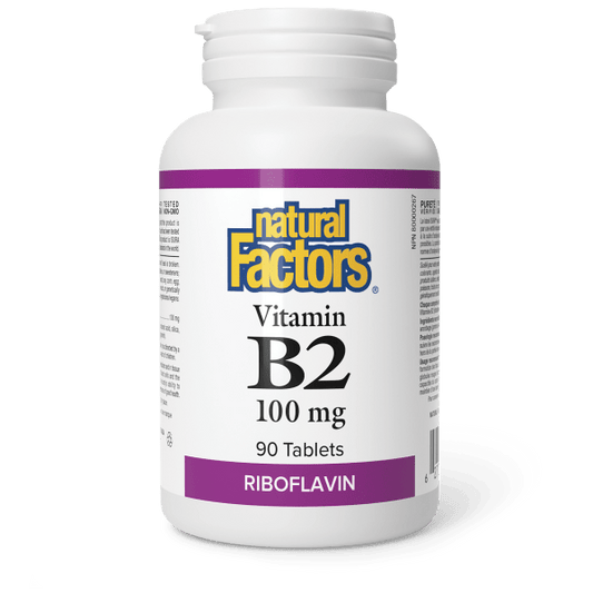 Vitamin B2 Riboflavin  100 mg  90 Tablets, image-hi-res
