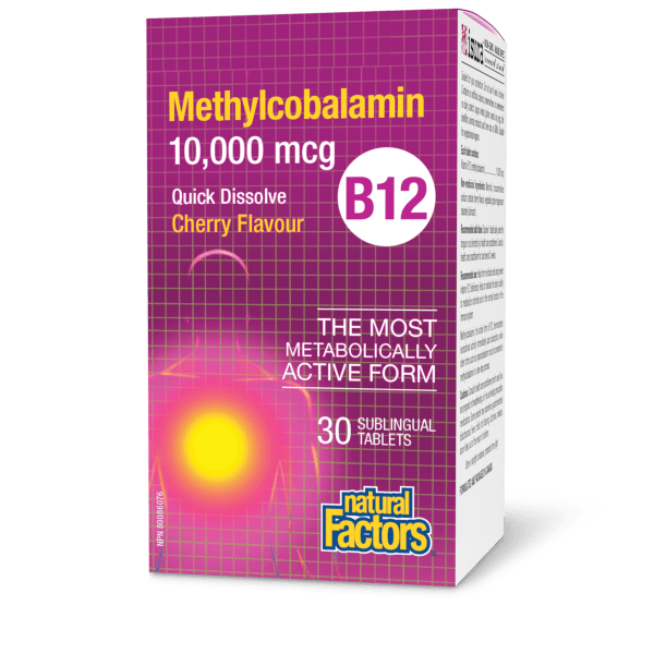 B12 Methylcobalamin 10,000 mcg Cherry