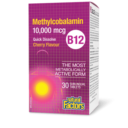B12 Methylcobalamin 10,000 mcg Cherry