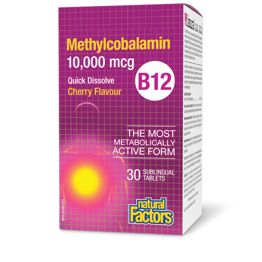 B12 Methylcobalamin   10,000 mcg  30 Sublingual Tablets Cherry, image-hi-res