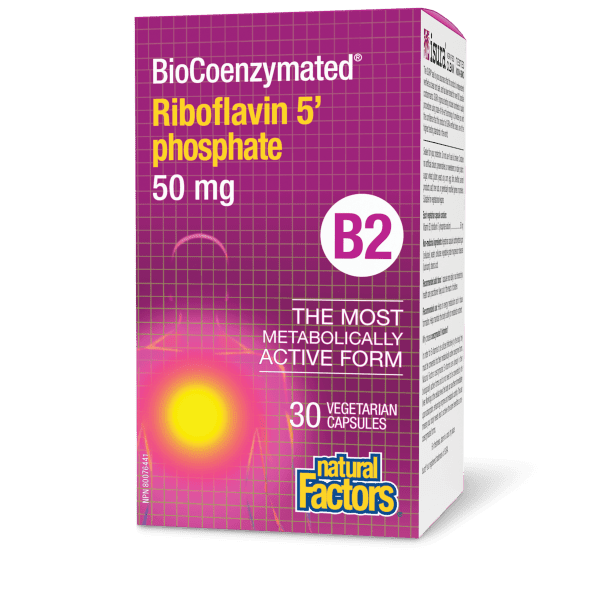 Natural Factors BioCoenzymated Riboflavine 5' Phosphate B2
