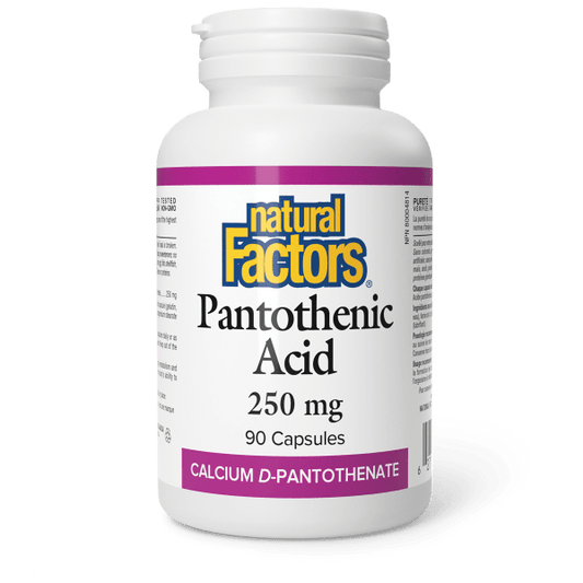 Pantothenic Acid  250 mg  90 Capsules, image-hi-res
