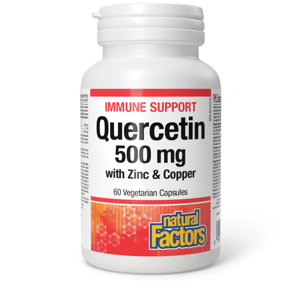 Quercetin 500 mg with Zinc & Copper Vegetarian Capsules