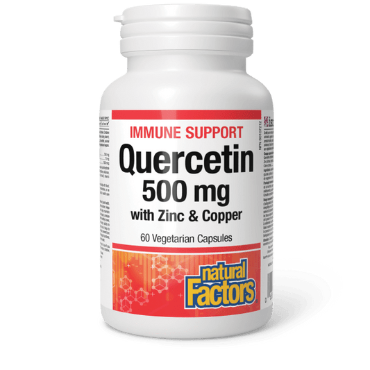 Quercetin 500 mg with Zinc & Copper Vegetarian Capsules