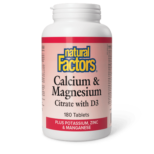 Calcium & Magnesium Citrate with D3 Plus Potassium, Zinc & Manganese Tablets