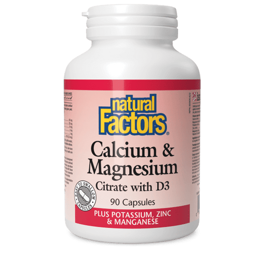 Calcium & Magnesium Citrate with D3 Plus Potassium, Zinc & Manganese Capsules