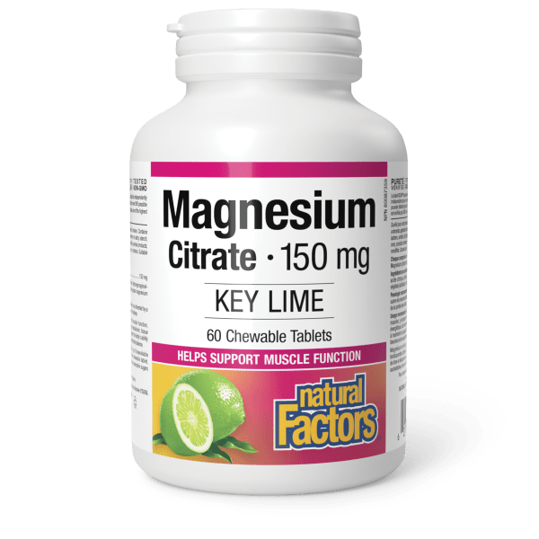 Magnesium Citrate 150 mg Chewable Tablets