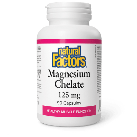 Magnesium Chelate  125 mg  90 Capsules, image-hi-res