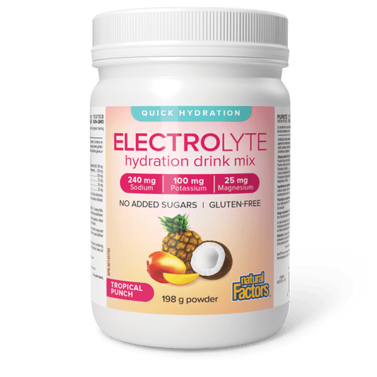 Electrolyte Hydration Drink Mix, Tropical Punch