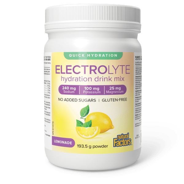 Electrolyte Hydration Drink Mix   193.5 g Powder Lemonade, image-hi-res