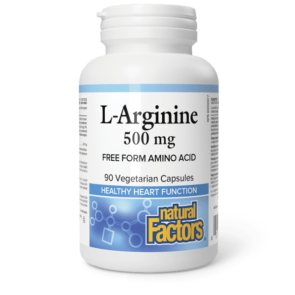 L-Arginine Amino Acid 500 mg Vegetarian Capsules