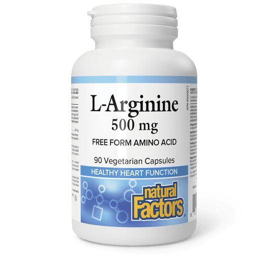 L-Arginine Amino Acid 500 mg Vegetarian Capsules