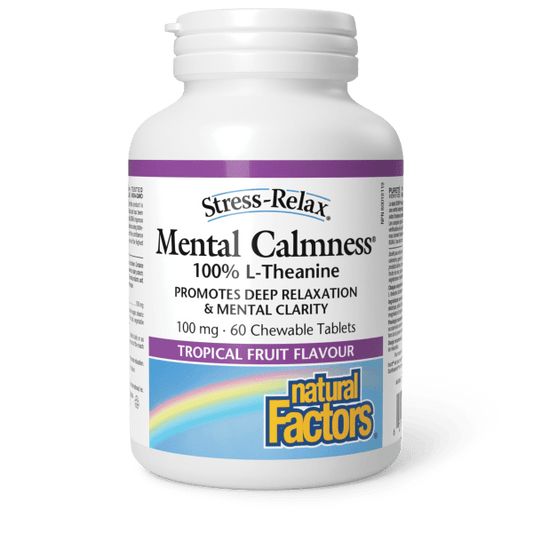 Mental Calmness L - Theanine 100 mg Chewable