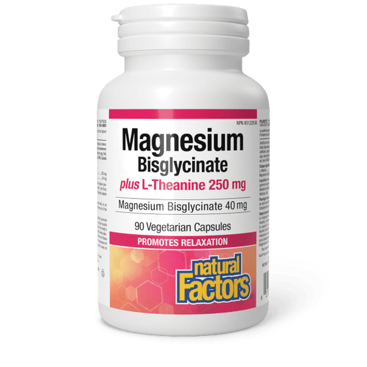 Magnesium Bisglycinate 100 mg plus L - Theanine 250 mg