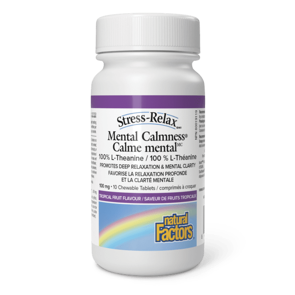 Mental Calmness L-Theanine 100 mg Chewable