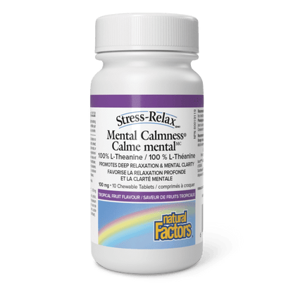 Mental Calmness L-Theanine 100 mg Chewable