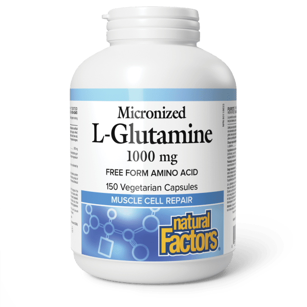 Micronized L - Glutamine Amino Acid 1000 mg