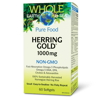 Herring Gold 1000 mg, Whole Earth & Sea