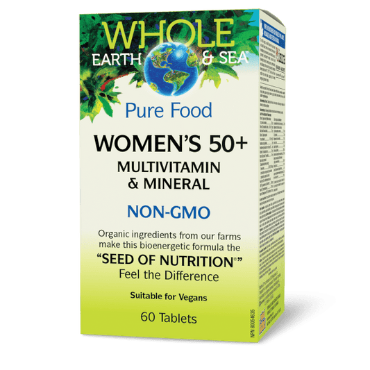 Women’s 50+ Multivitamin & Mineral, Whole Earth & Sea