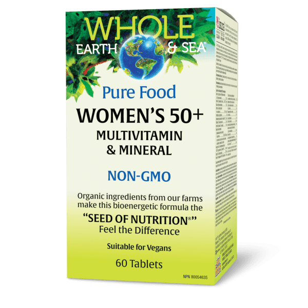 Women’s 50+ Multivitamin & Mineral, Whole Earth & Sea