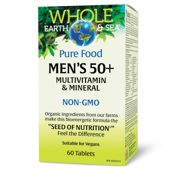 Men’s 50+ Multivitamin & Mineral, Whole Earth & Sea