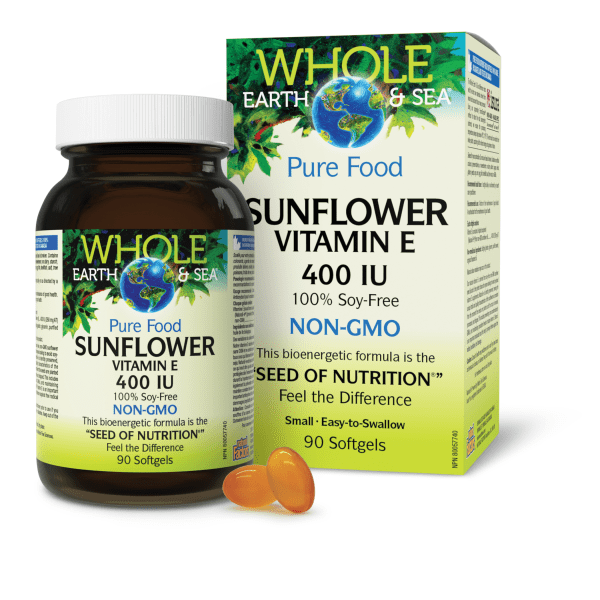 Sunflower Vitamin E 400 IU, Whole Earth & Sea