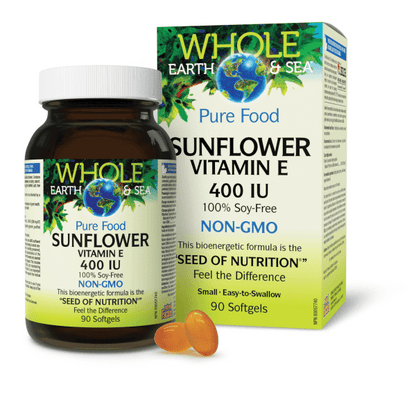 Sunflower Vitamin E 400 IU, Whole Earth & Sea