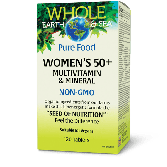 Women’s 50+ Multivitamin & Mineral, Whole Earth & Sea