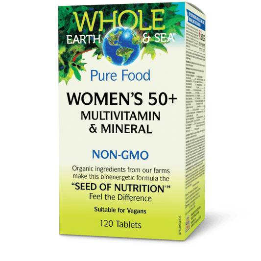 Women’s 50+ Multivitamin & Mineral, Whole Earth & Sea