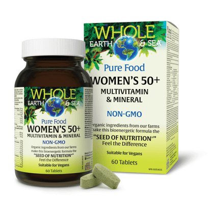 Women’s 50+ Multivitamin & Mineral, Whole Earth & Sea