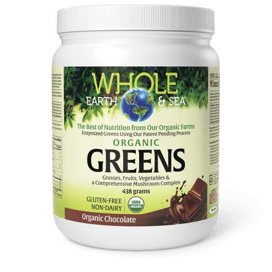 Organic Greens, Organic Chocolate