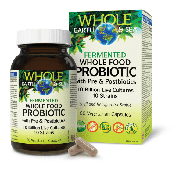 Fermented Whole Food Probiotic 10 Billion, Whole Earth & Sea