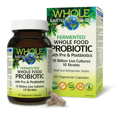 Fermented Whole Food Probiotic 10 Billion, Whole Earth & Sea