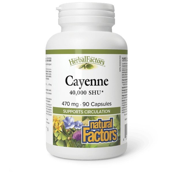 Cayenne 470 mg, HerbalFactors