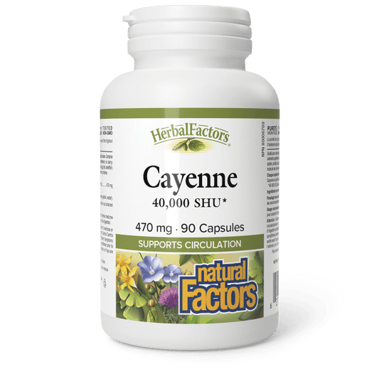 Cayenne 470 mg, HerbalFactors