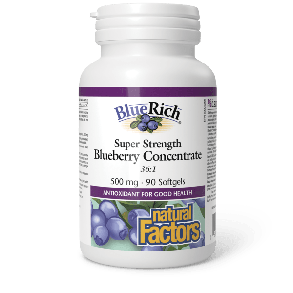 BlueRich Super Strength Blueberry Concentrate 500 mg