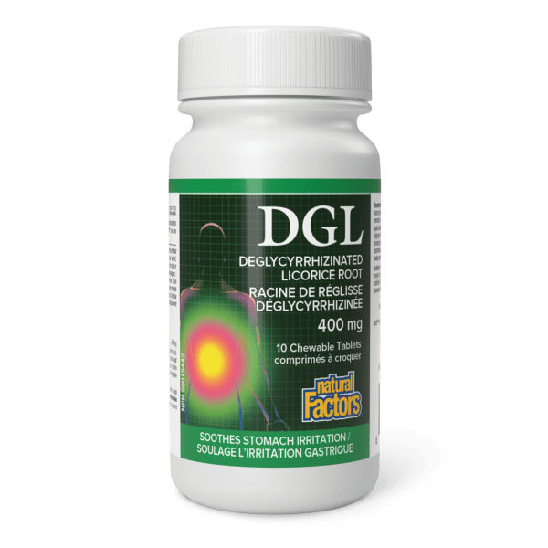 DGL Deglycyrrhizinated Licorice Root  400 mg  10 Chewable Tablets, image-hi-res