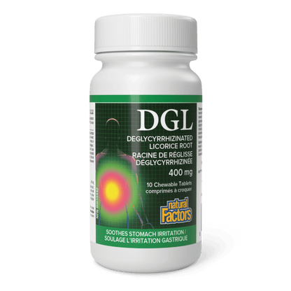 DGL Deglycyrrhizinated Licorice Root  400 mg  10 Chewable Tablets, image-hi-res