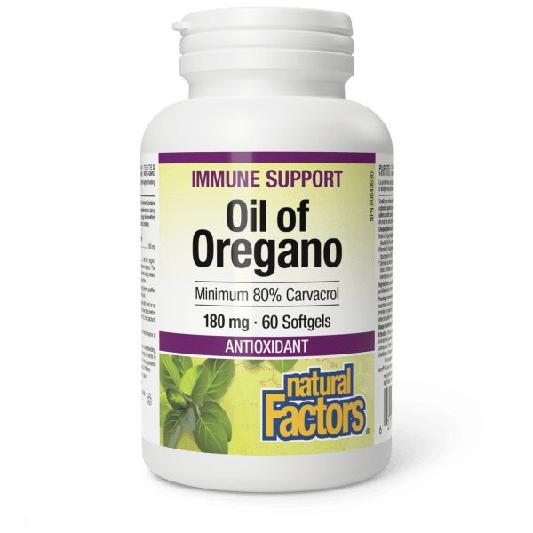 Oil of Oregano 180 mg Softgels