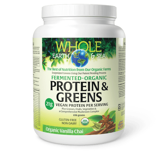 Fermented Organic Protein & Greens   656 g Powder Organic Vanilla Chai, image-hi-res