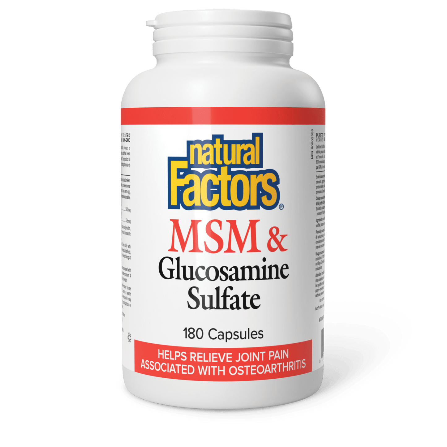 MSM & Glucosamine Sulfate, Natural Factors|v|image|2699