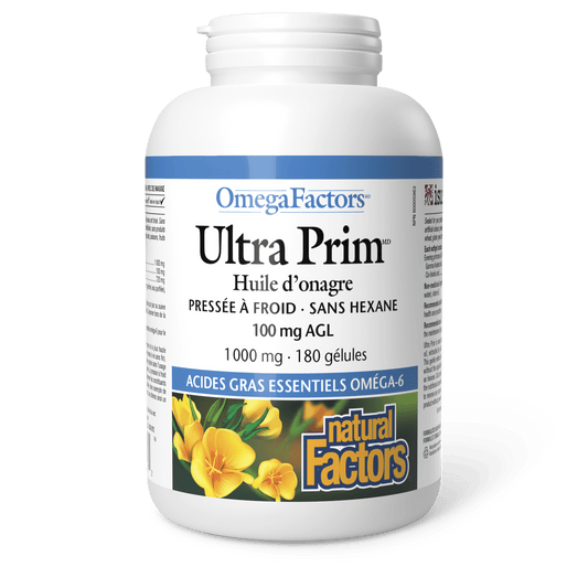 Ultra Prim Huile d’onagre 1 000 mg, OmegaFactors, Natural Factors|v|image|2347