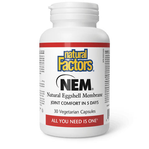 NEM Natural Eggshell Membrane 500 mg, Natural Factors|v|image|2692