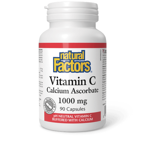 Vitamin C Calcium Ascorbate 1000 mg, Natural Factors|v|image|1349