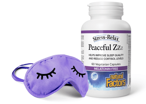 Peaceful Zzz 250mg, Stress-Relax, Natural Factors|v|image|2871
