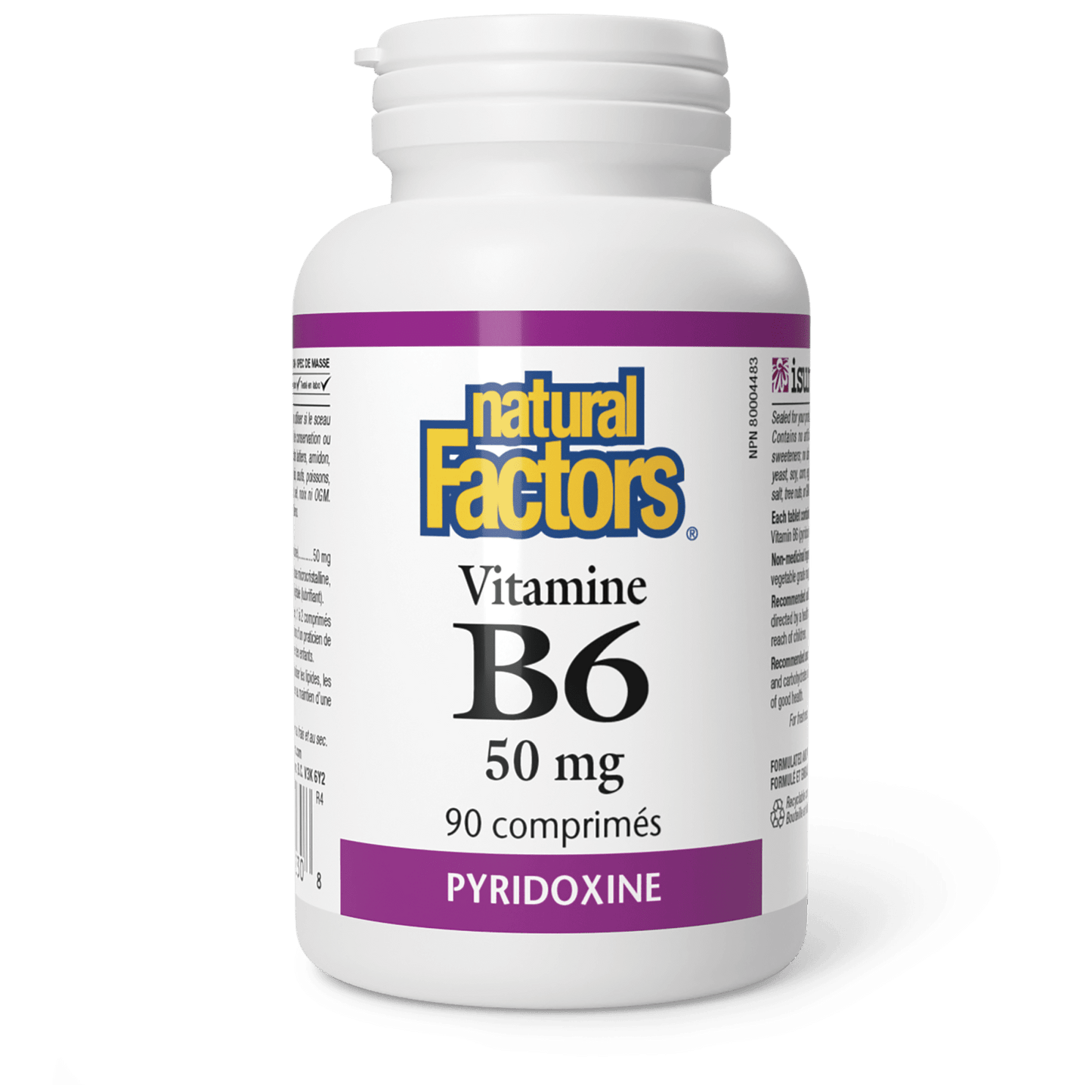 Vitamine B6 50 mg, Natural Factors|v|image|1230