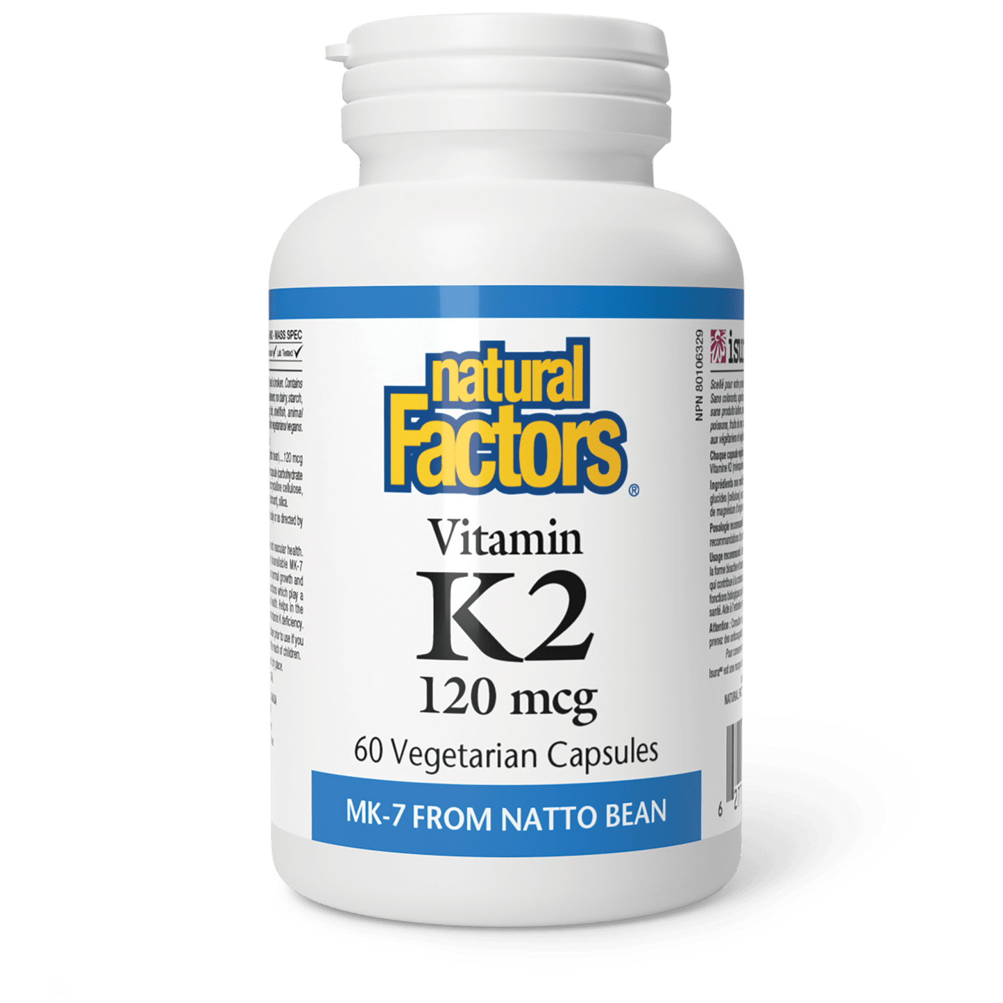 Vitamin K2 120 mcg, Natural Factors|v|image|1296