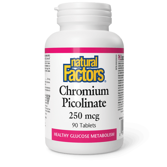 Chromium Picolinate 250 mcg, Natural Factors|v|image|1636
